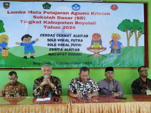 LOMBA MATA PELAJARAN AGAMA KRISTEN (MAPAK) SD TINGKAT KABUPATEN BOYOLALI TAHUN 2024